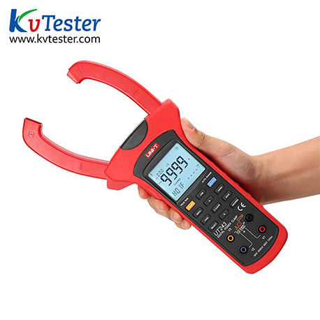 Clamp harmonic power meter